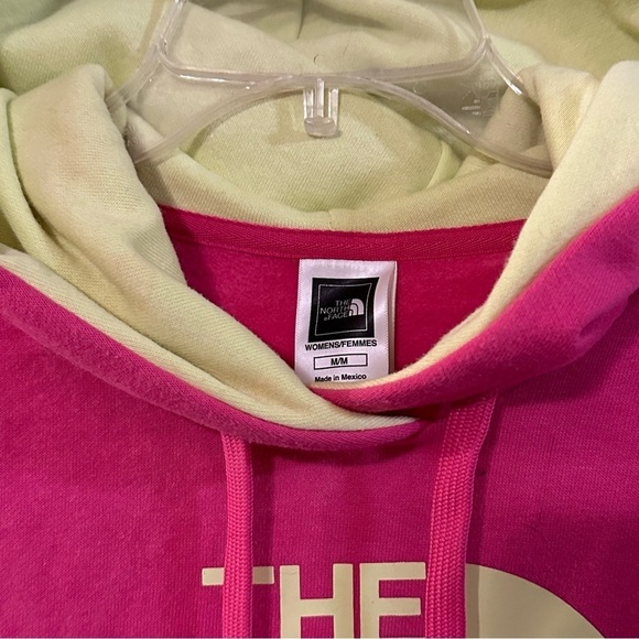 The North Face Pink Yellow Multicolor Hoodie - Picture 5 of 8